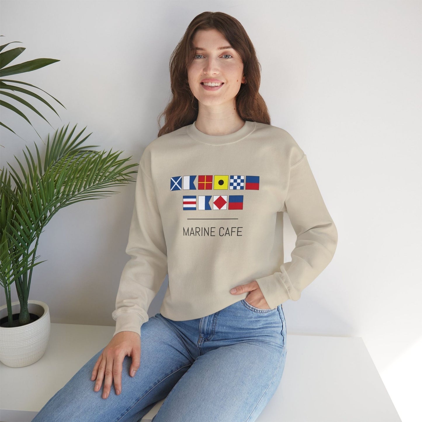 Personalized Nautical Flags Sweatshirt