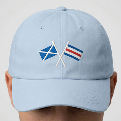 Personalized Crossed Nautical Flag Dad Hat