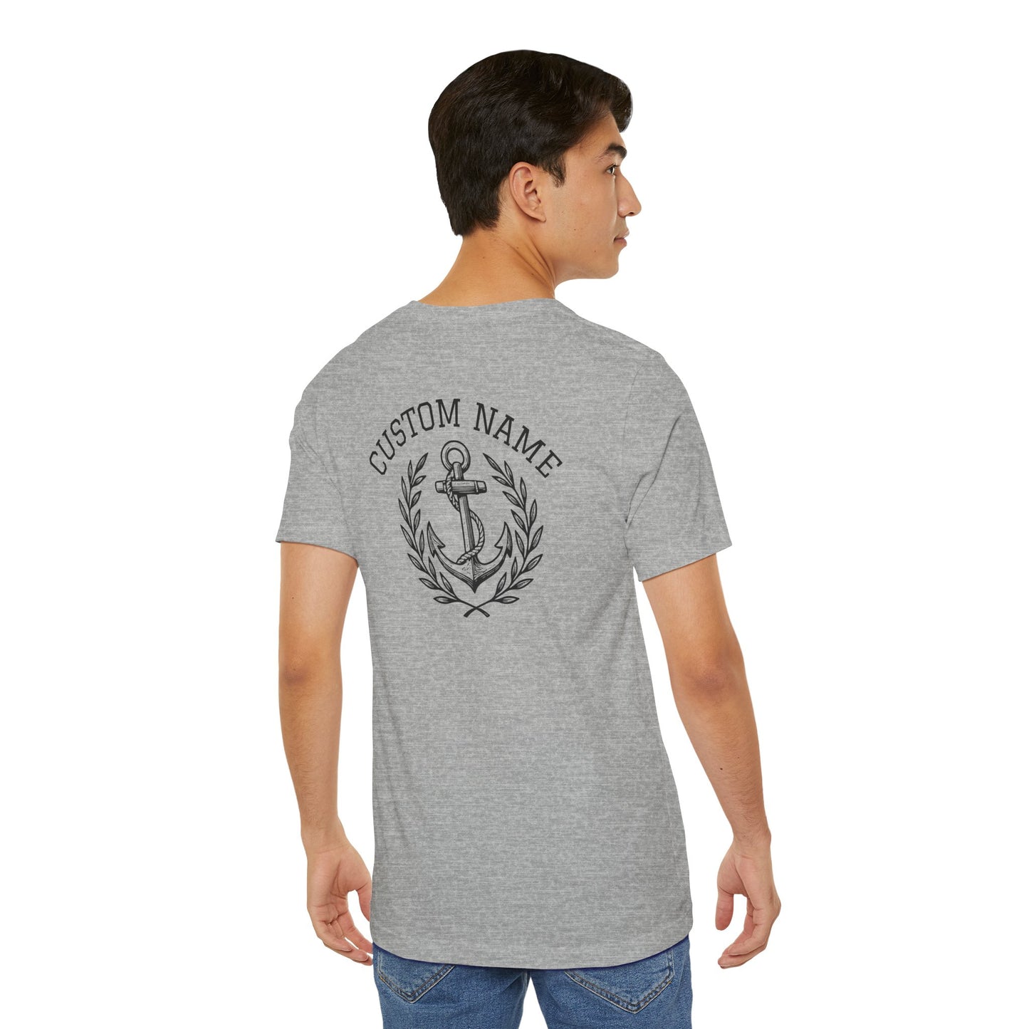 Custom Boat Name Anchor T-Shirt