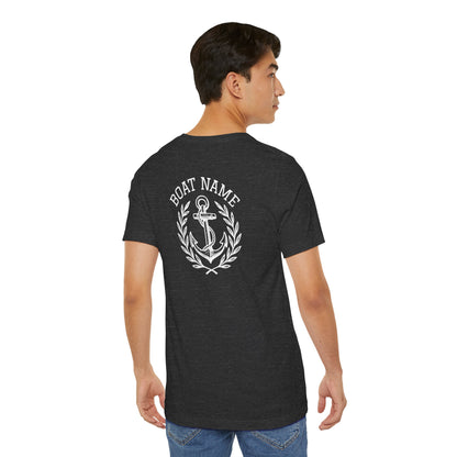 Custom Boat Name Anchor T-Shirt