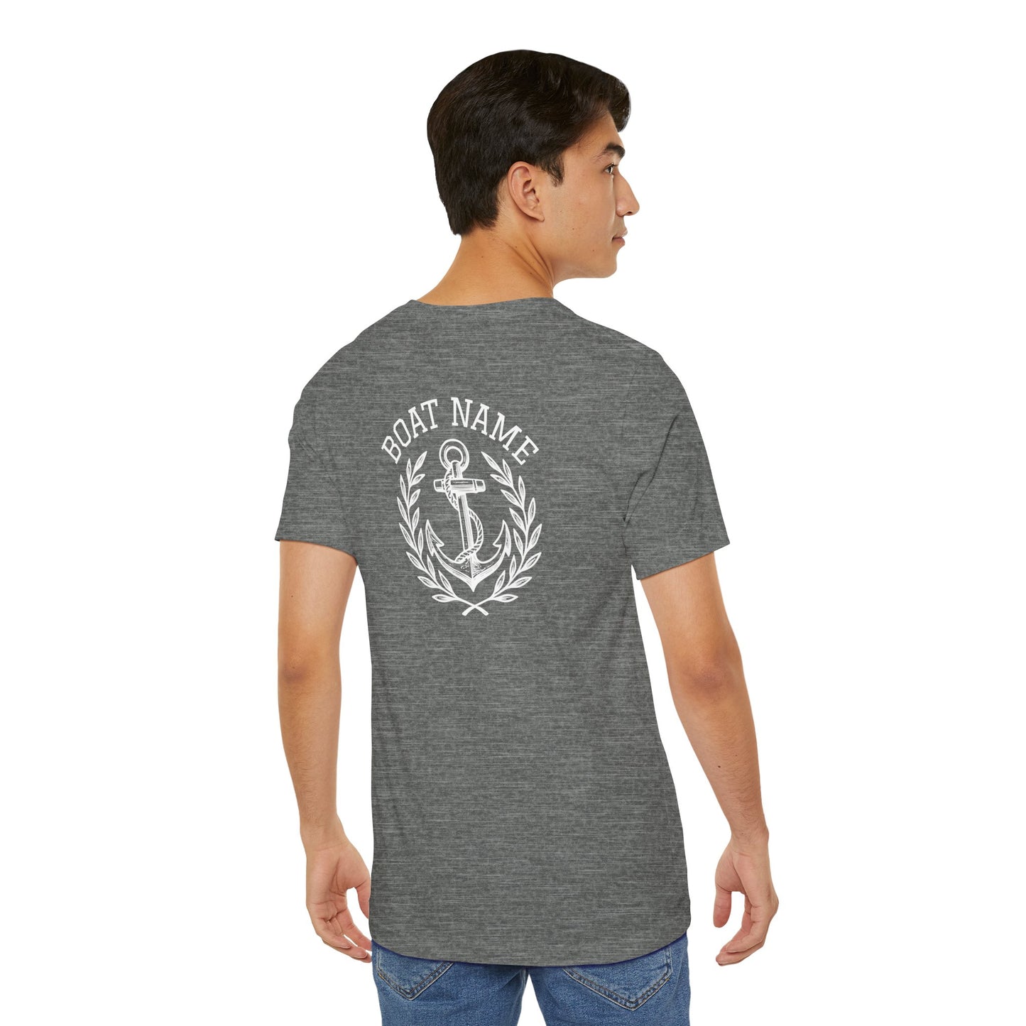 Custom Boat Name Anchor T-Shirt
