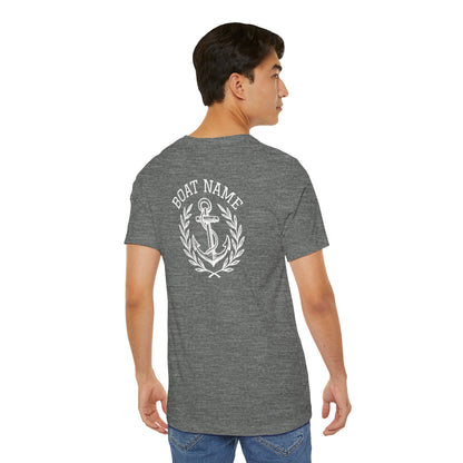 Custom Boat Name Anchor T-Shirt