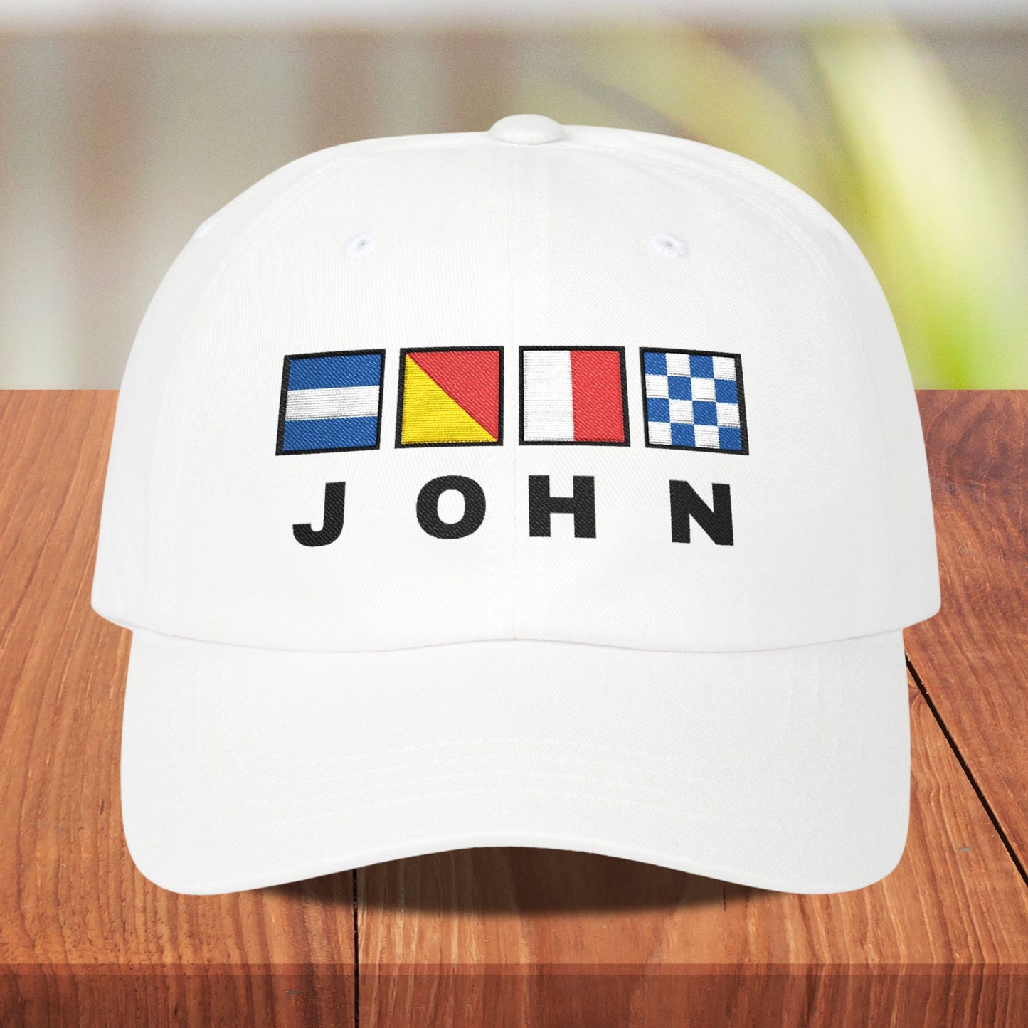Custom Nautical Flags Dad Hat