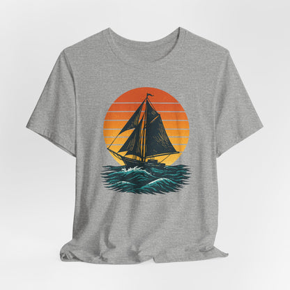 Sailing Sunset Nautical T-Shirt