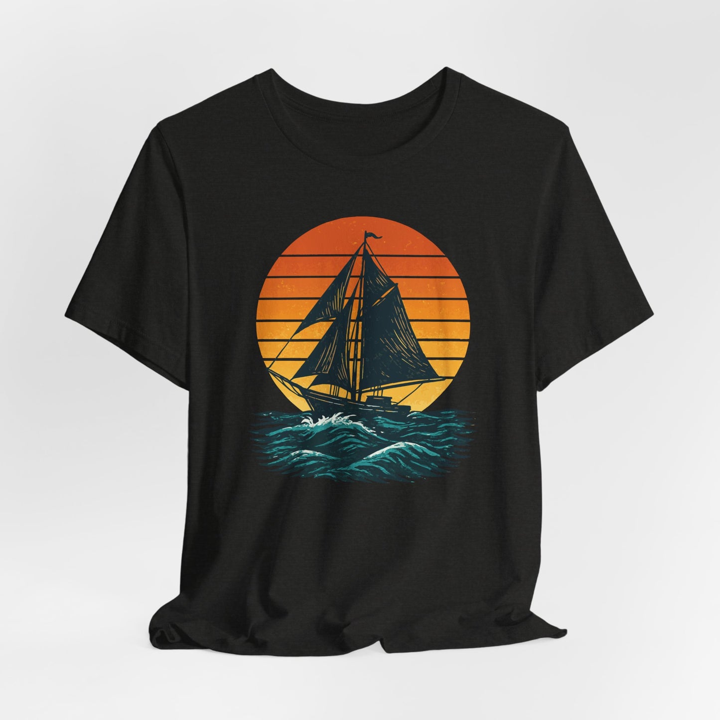 Sailing Sunset Nautical T-Shirt