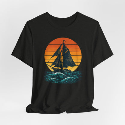 Sailing Sunset Nautical T-Shirt