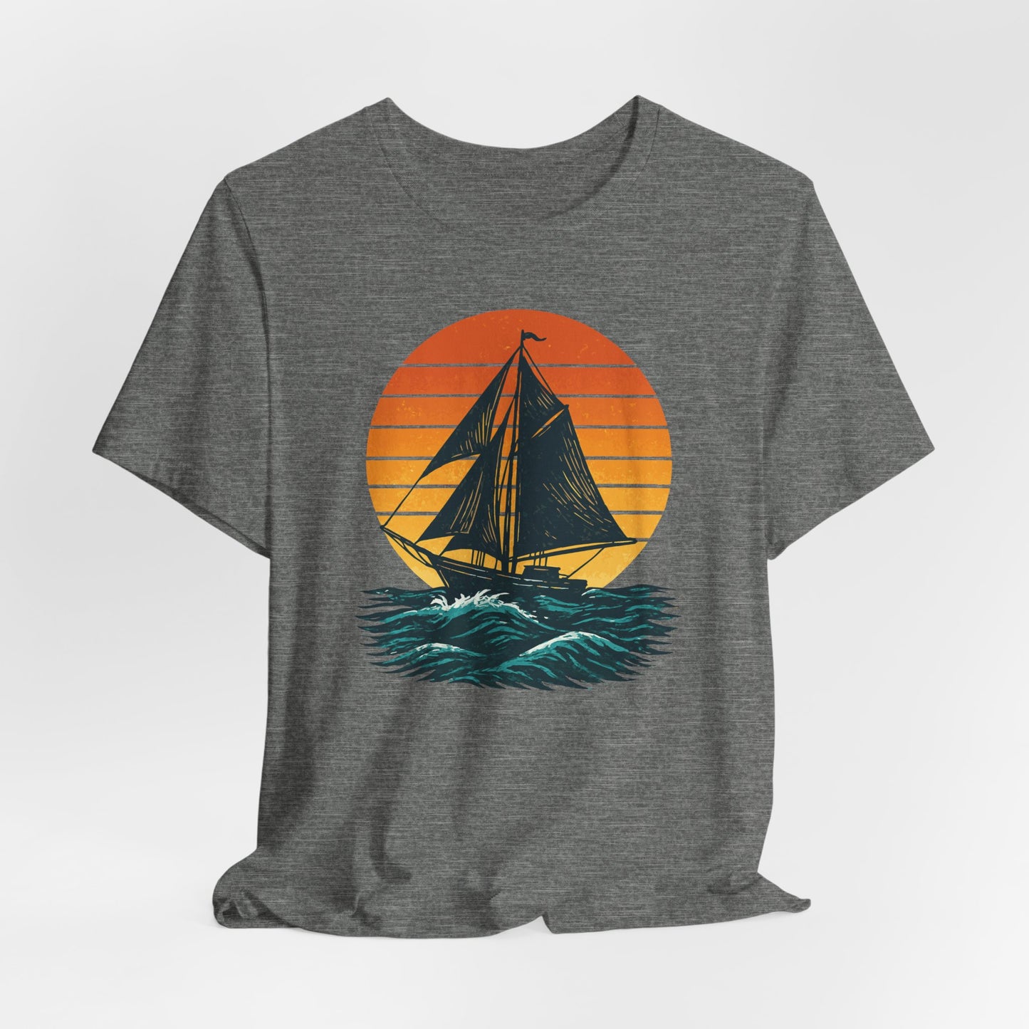 Sailing Sunset Nautical T-Shirt