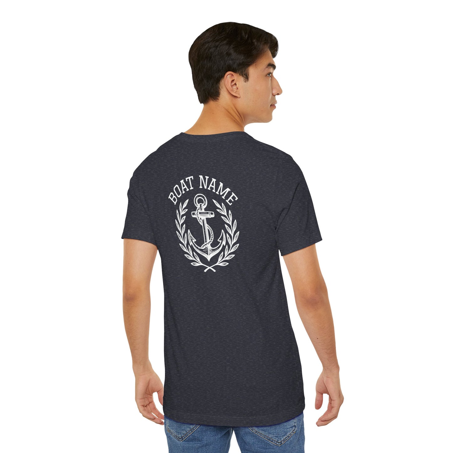 Custom Boat Name Anchor T-Shirt