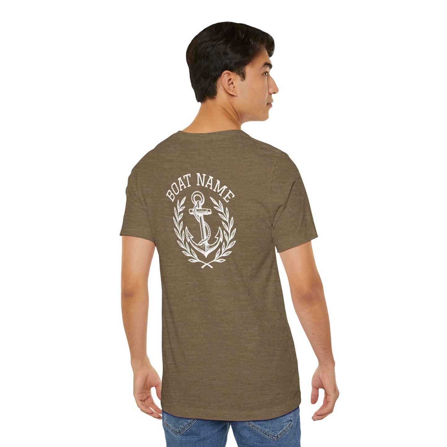 Custom Boat Name Anchor T-Shirt