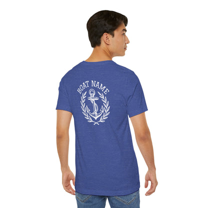 Custom Boat Name Anchor T-Shirt