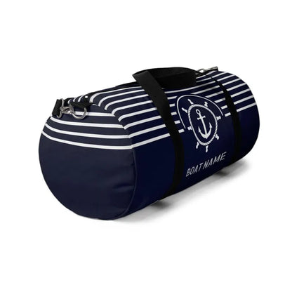 Anchor & Ship Wheel Duffel Bag - Personalized Nautical Sports & Travel Bag
