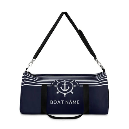 Anchor & Ship Wheel Duffel Bag - Personalized Nautical Sports & Travel Bag