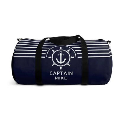 Anchor & Ship Wheel Duffel Bag - Personalized Nautical Sports & Travel Bag