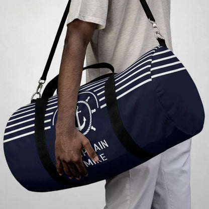 Anchor & Ship Wheel Duffel Bag - Personalized Nautical Sports & Travel Bag