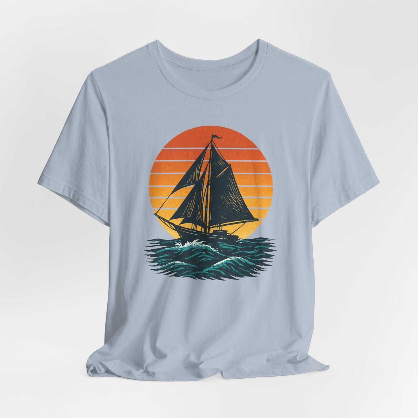 Sailing Sunset Nautical T-Shirt