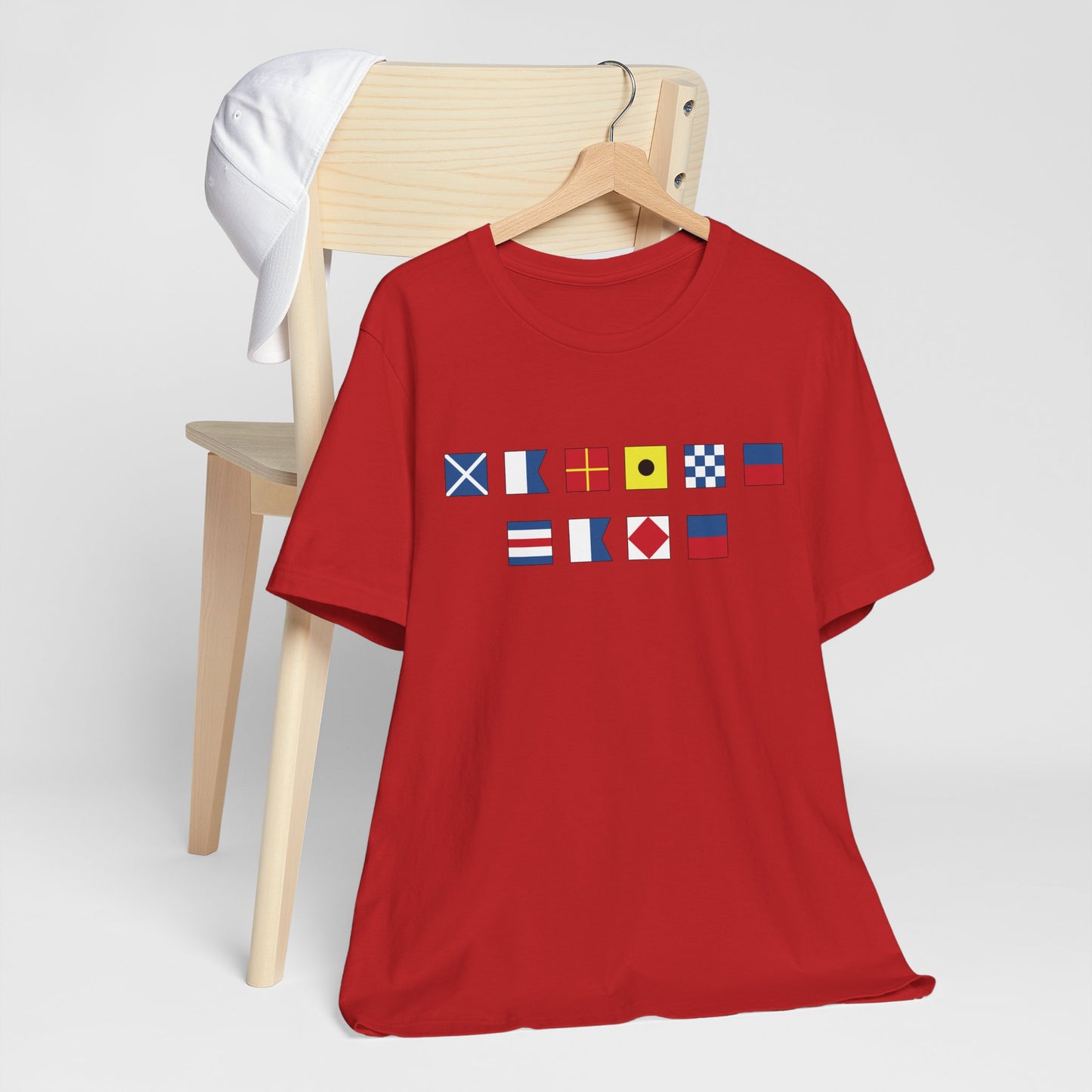 Personalized Nautical Flag T‑Shirt - For Boaters & Sailors