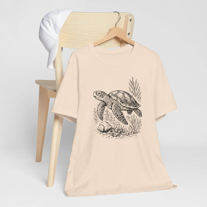 Sea Turtle T-Shirt Nautical Ocean Graphic Tee