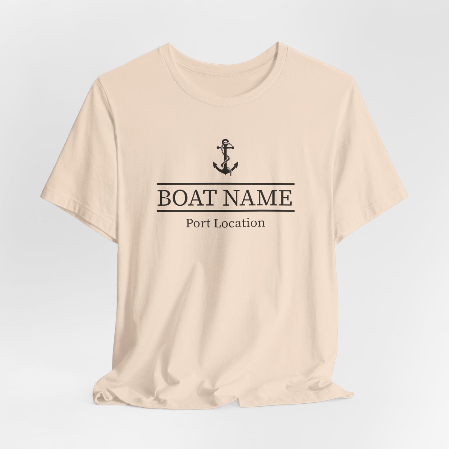 Custom Boat Name and Port T-Shirt