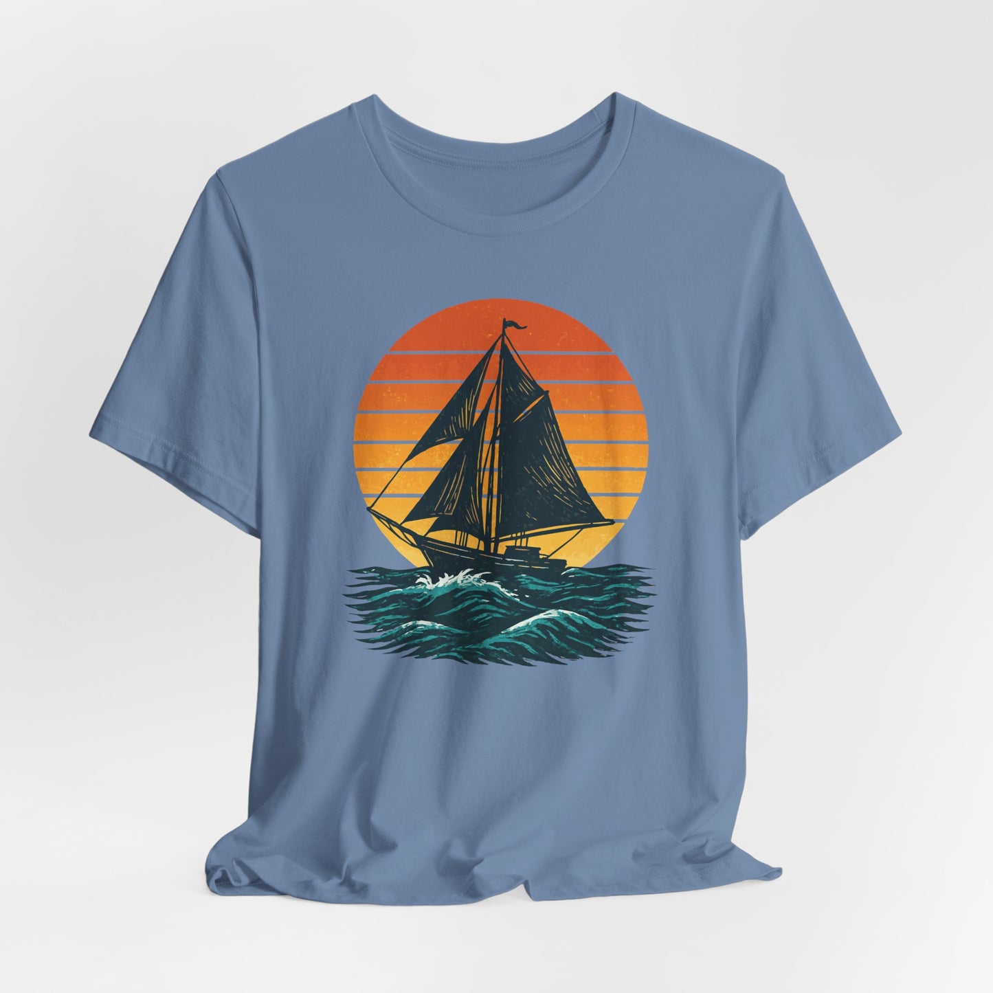 Sailing Sunset Nautical T-Shirt
