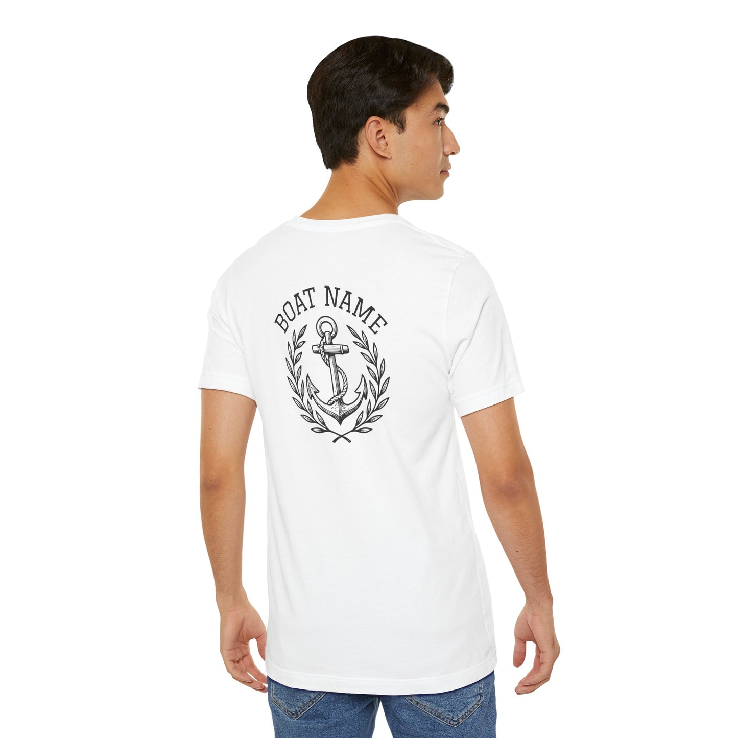 Custom Boat Name Anchor T-Shirt