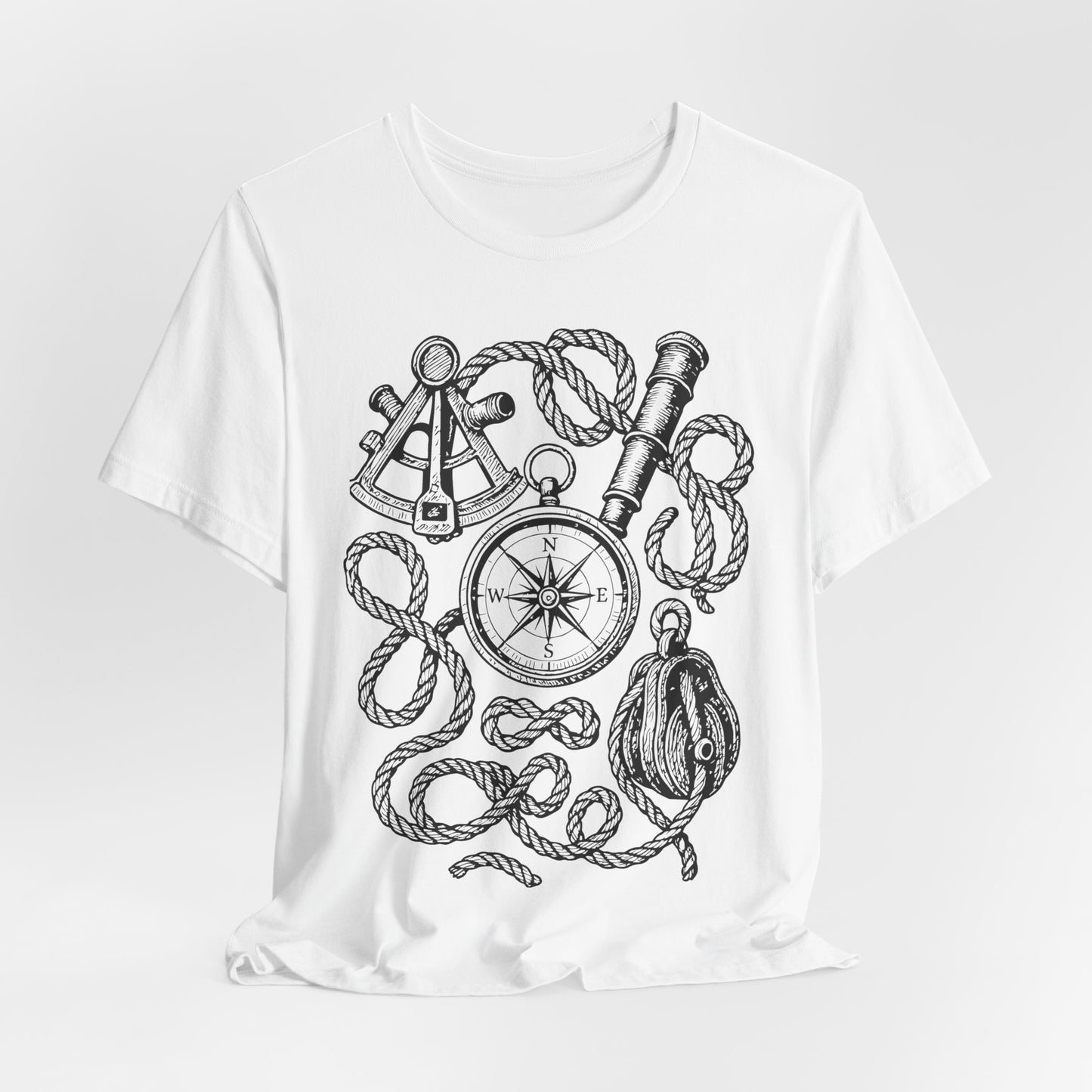 Nautical Compass Rope T-Shirt