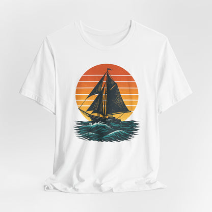 Sailing Sunset Nautical T-Shirt